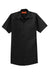 Red Kap SP24/SP24LONG Mens Industrial Moisture Wicking Short Sleeve Button Down Shirt w/ Double Pockets Black Flat Front