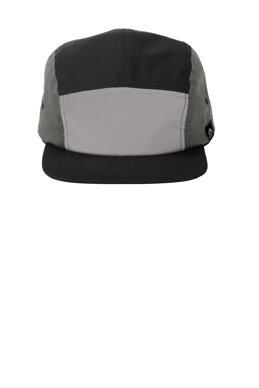 Spacecraft Hats SPC6 Mens Spacecraft Colorblock Hat Black/Charcoal Grey/Grey Flat Front