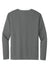 Sport-Tek ST100LS Mens Moisture Wicking Competitor United Long Sleeve Crewneck T-Shirt Iron Grey/White Flat Back