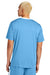 Sport-Tek ST100 Mens Moisture Wicking Competitor United Short Sleeve Crewneck T-Shirt Carolina Blue/White Model Back
