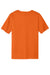 Sport-Tek ST100 Mens Moisture Wicking Competitor United Short Sleeve Crewneck T-Shirt Deep Orange/White Flat Back