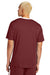 Sport-Tek ST100 Mens Moisture Wicking Competitor United Short Sleeve Crewneck T-Shirt Maroon/White Model Back