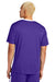 Sport-Tek ST100 Mens Moisture Wicking Competitor United Short Sleeve Crewneck T-Shirt Purple/White Model Back