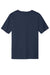 Sport-Tek ST100 Mens Moisture Wicking Competitor United Short Sleeve Crewneck T-Shirt True Navy Blue/White Flat Back