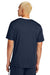 Sport-Tek ST100 Mens Moisture Wicking Competitor United Short Sleeve Crewneck T-Shirt True Navy Blue/White Model Back