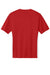 Sport-Tek ST101 Mens Moisture Wicking Competitor United Short Sleeve V-Neck T-Shirt Deep Red/White Flat Back