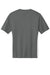 Sport-Tek ST101 Mens Moisture Wicking Competitor United Short Sleeve V-Neck T-Shirt Iron Grey/White Flat Back