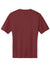 Sport-Tek ST101 Mens Moisture Wicking Competitor United Short Sleeve V-Neck T-Shirt Maroon/White Flat Back