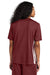 Sport-Tek ST101 Mens Moisture Wicking Competitor United Short Sleeve V-Neck T-Shirt Maroon/White Model Back