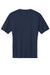 Sport-Tek ST101 Mens Moisture Wicking Competitor United Short Sleeve V-Neck T-Shirt True Navy Blue/White Flat Back