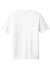 Sport-Tek ST101 Mens Moisture Wicking Competitor United Short Sleeve V-Neck T-Shirt White Flat Back