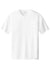 Sport-Tek ST101 Mens Moisture Wicking Competitor United Short Sleeve V-Neck T-Shirt White Flat Front