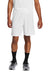 Sport-Tek ST103 Mens Moisture Wicking Competitor United Athletic Shorts White Model Front