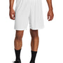 Sport-Tek Mens Moisture Wicking Competitor United Athletic Shorts - White