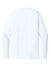 Sport-Tek ST120LS Mens PosiCharge Compression Long Sleeve Crewneck T-Shirt White Flat Back