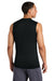 Sport-Tek ST121SL Mens PosiCharge Compression Tank Top Black Model Back