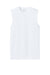 Sport-Tek ST121SL Mens PosiCharge Compression Tank Top White Flat Front