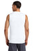 Sport-Tek ST121SL Mens PosiCharge Compression Tank Top White Model Back