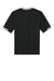 Sport-Tek ST221 Mens Tough Mesh V-Neck Baseball Jersey Black Flat Back