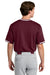 Sport-Tek ST221 Mens Tough Mesh V-Neck Baseball Jersey Maroon Model Back