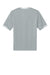 Sport-Tek ST221 Mens Tough Mesh V-Neck Baseball Jersey Silver Grey Flat Back