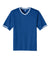 Sport-Tek ST221 Mens Tough Mesh V-Neck Baseball Jersey True Royal Blue Flat Front
