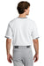 Sport-Tek ST221 Mens Tough Mesh V-Neck Baseball Jersey White Model Back