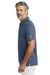 Tommy Bahama ST224065TB Mens Palmetto Paradise Short Sleeve Polo Shirt Denim Blue Model Side