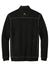 Tommy Bahama ST226342TB Mens Tobago Bay 1/4 Zip Sweatshirt Black Flat Back