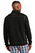 Tommy Bahama ST226342TB Mens Tobago Bay 1/4 Zip Sweatshirt Black Model Back