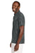 Tommy Bahama ST227544TB Mens Santiago Paradise Moisture Wicking Short Sleeve Polo Shirt Coal Grey Model Side