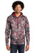 Sport-Tek ST230 Mens Sport-Wick Mineral Freeze Moisture Wicking Fleece Hooded Sweatshirt Hoodie w/ Pouch Pocket Deep Red Model Front