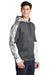 Sport-Tek ST231 Mens Sport-Wick Mineral Freeze Moisture Wicking Fleece Hooded Sweatshirt Hoodie w/ Pouch Pocket Dark Smoke Grey Model 3q