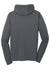 Sport-Tek ST238 Mens Sport-Wick Moisture Wicking Fleece Full Zip Hooded Sweatshirt Hoodie w/ Pouch Pocket Dark Smoke Grey Flat Back
