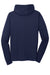 Sport-Tek ST238 Mens Sport-Wick Moisture Wicking Fleece Full Zip Hooded Sweatshirt Hoodie w/ Pouch Pocket Navy Blue Flat Back