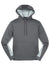 Sport-Tek ST239 Mens Sport-Wick CamoHex Moisture Wicking Fleece Hooded Sweatshirt Hoodie w/ Pouch Pocket Dark Smoke Grey/White Flat Front