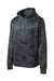 Sport-Tek ST240 Mens Sport-Wick CamoHex Moisture Wicking Fleece Hooded Sweatshirt Hoodie w/ Pouch Pocket Dark Smoke Grey Flat Front