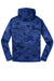 Sport-Tek ST240 Mens Sport-Wick CamoHex Moisture Wicking Fleece Hooded Sweatshirt Hoodie w/ Pouch Pocket True Royal Blue Flat Back