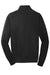 Sport-Tek ST241 Mens Sport-Wick Moisture Wicking Fleece Full Zip Sweatshirt w/ Pockets Black Flat Back