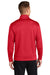 Sport-Tek ST241 Mens Sport-Wick Moisture Wicking Fleece Full Zip Sweatshirt w/ Pockets Deep Red Model Back