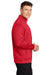 Sport-Tek ST241 Mens Sport-Wick Moisture Wicking Fleece Full Zip Sweatshirt w/ Pockets Deep Red Model Side