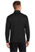 Sport-Tek ST241 Mens Sport-Wick Moisture Wicking Fleece Full Zip Sweatshirt w/ Pockets Black Model Back