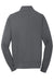 Sport-Tek ST241 Mens Sport-Wick Moisture Wicking Fleece Full Zip Sweatshirt w/ Pockets Dark Smoke Grey Flat Back