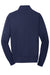 Sport-Tek ST241 Mens Sport-Wick Moisture Wicking Fleece Full Zip Sweatshirt w/ Pockets Navy Blue Flat Back