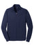 Sport-Tek ST241 Mens Sport-Wick Moisture Wicking Fleece Full Zip Sweatshirt w/ Pockets Navy Blue Flat Front