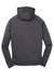 Sport-Tek ST250 Mens Tech Moisture Wicking Fleece Hooded Sweatshirt Hoodie w/ Pouch Pocket Heather Graphite Grey Flat Back