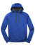 Sport-Tek ST250 Mens Tech Moisture Wicking Fleece Hooded Sweatshirt Hoodie w/ Pouch Pocket True Royal Blue Flat Front