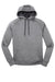 Sport-Tek ST250 Mens Tech Moisture Wicking Fleece Hooded Sweatshirt Hoodie w/ Pouch Pocket Heather Vintage Grey Flat Front