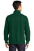 Sport-Tek ST253/TST253 Mens Shrink Resistant Fleece 1/4 Zip Sweatshirt Forest Green Model Back