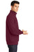 Sport-Tek ST253/TST253 Mens Shrink Resistant Fleece 1/4 Zip Sweatshirt Maroon Model Side